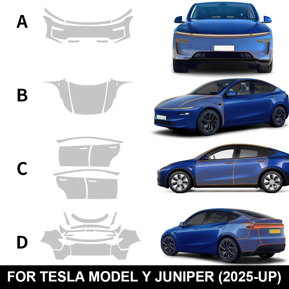Tesla Model Y Juniper 2025 2026-up Clear Bra PPF Į ׼  9Mil TPU ũġ  ڵ Ʈ ȣ ʸ